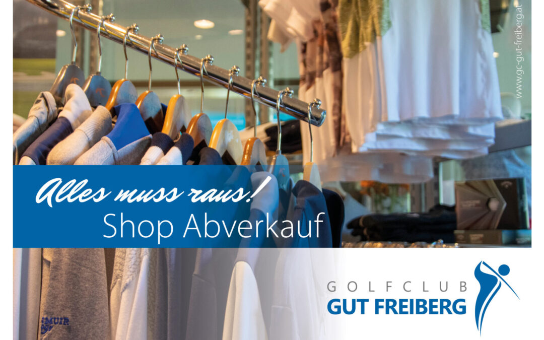 ABVERKAUF in unserem Proshop