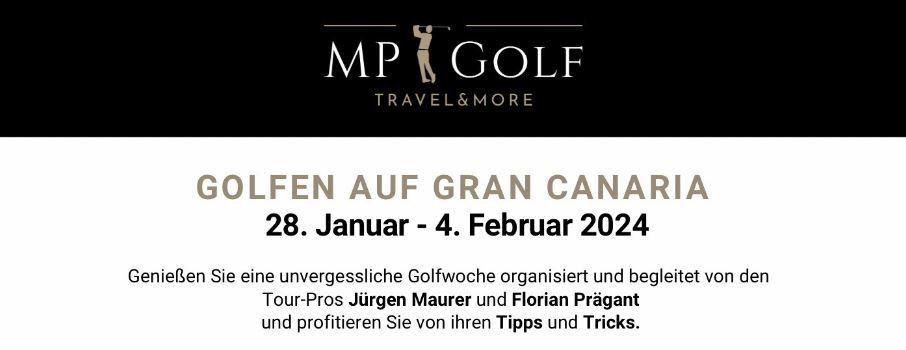 Golftrip nach Gran Canaria, 28 Jän.- 04. Feb. 2024