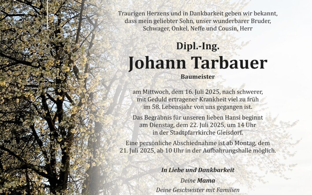 Tarbauer Johann