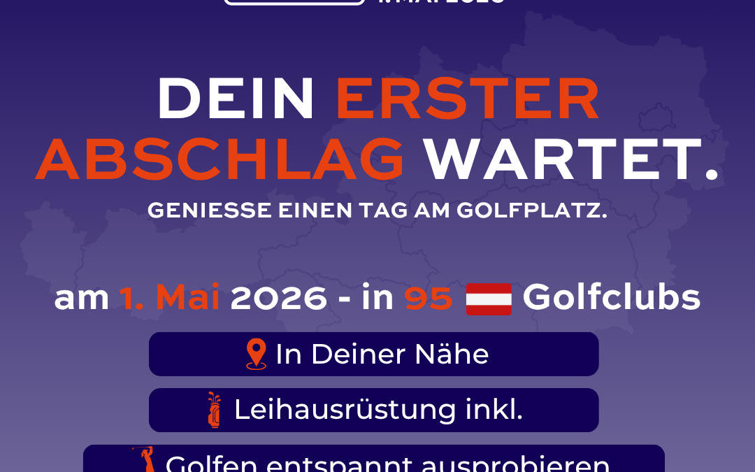 LET´S GOLF DAY am 01. Mai von 11- 14 Uhr