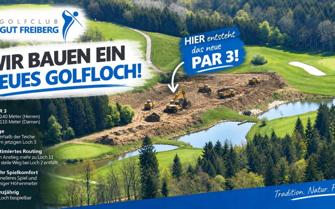 Wir bauen ein neues Golfloch!